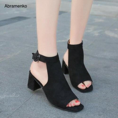 Women Sandals Summer Shoes For Women Shoes Open Peep Toe Heels Sandals Gladiator Comfortable Women Shoes Pumps Slipper Size 39