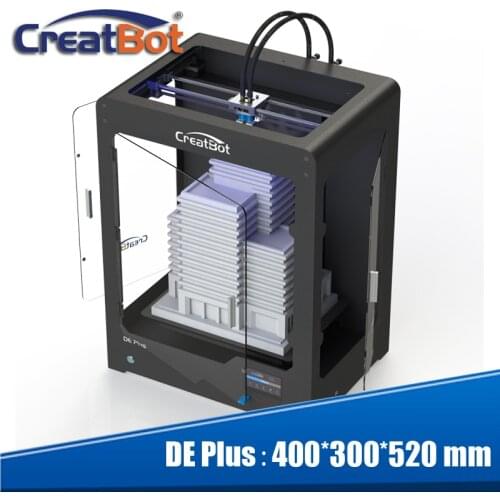 Latest Technology large 3d printer high Efficiency high precision desktop 3d Printing machine DE plus 01 build size 40*30*52 cm