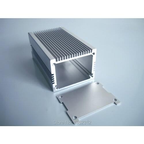 4 pcs/lot 60*45*100mm Aluminum Box for electronic Project PCB DIY 6035-T Aluminum shell heat dissipation power amplifier box