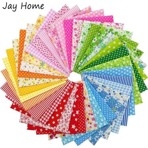 7Pcs Quilting Fabric Squares Sheets 10"x10" Cotton Craft Fabric Bundle Patchwork Floral Squares for DIY Sewing Quilting Crafting