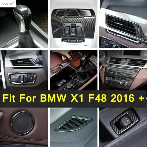 Lapetus Auto Styling Stalls Gearshift Box Protector Cover Trim / Left-hand Drive Model Fit For BMW X1 F48 2016 - 2020