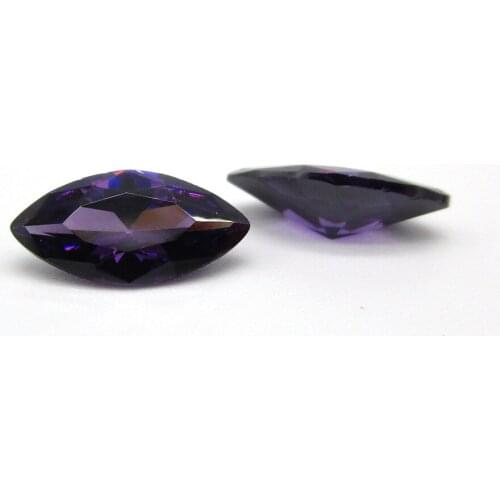 Big Size 9x18mm Marquise Cut Cubic Zirconia Stone White Garnet Purple Yellow Pick Colors