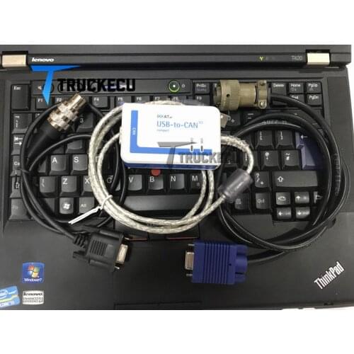 FOR MTU USB-to-CAN V2 FOR MTU DiaSys 2.71 USB Dongle +MTU MDEC ECU4 test Cable+MUT ADEC ECU7 Diagnostic Cable