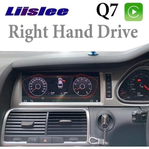 For Audi Q7 RHD 2005~2016 MMI Right Hand Drive 10.25 LiisLee CarPlay Multimedia Player GPS Audio Car Q7 Radio Navigation NAVI