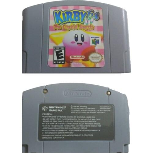 Kirby 64 Bit Games The Crystal Shards USA Version English NTSC Game Card