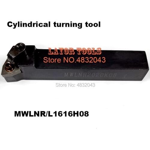 MWLNR1616H08 Turning Tool Holder, MWLNR/L CNC tool holder, External turning tools, Lathe cutting tools for WNMG080404/08 Inserts