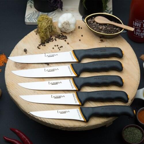 Knife Set Knives Kitchen Knife Set Meat Butcher Vegetable Special Edition Platinum Series Set of 5