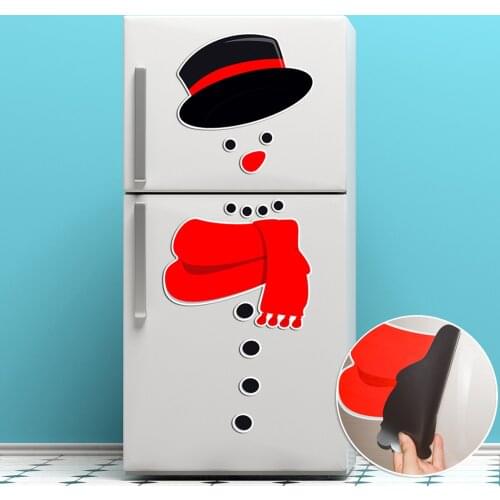 Christmas Fridge magnet Santa Claus Microwave Oven Dishwasher Door Handle Cover Xmas Christmas Party Decor
