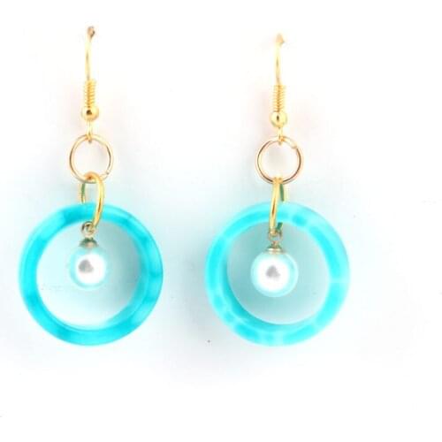 New style resin earrings lady Fashion Resin Earring For Women Wedding Jewelry Fashion Vintage Colorful Earring S05
