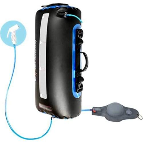 20L Solar Heating Pressure Shower Hydration Bag Lightweight Outdoors Camping Picnic Bathing Bag TPU Water Storage Supplies