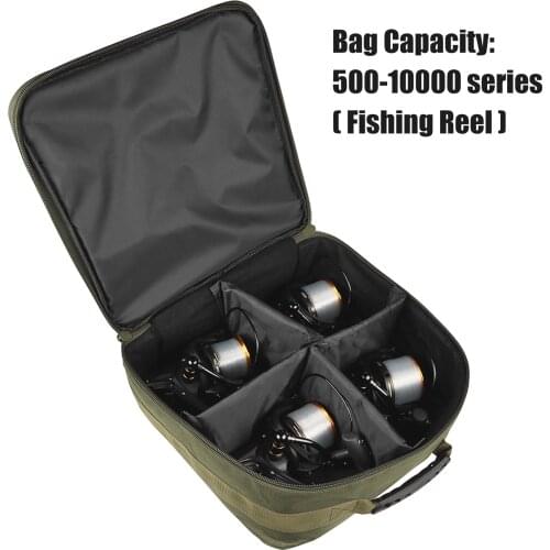 Fishing Reel Storage Bag Carrying Case for 500-10000 Series Spinning Fishing Reels Fishing Bag