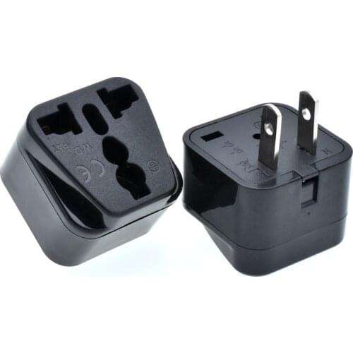 Universal US Plug Power Adapter AU EU To US China Japan Travel Adapter Electric Plug Converter Power Charger Socket High Quality