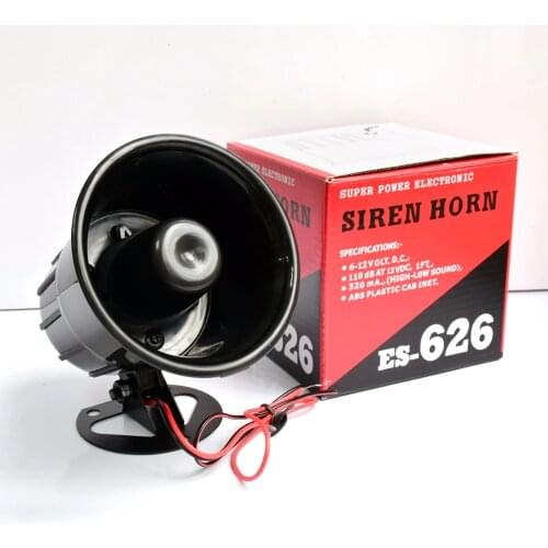 Smarsecur Wired Alarm Siren Horn Outdoor for Home Alarm System Security loudly Emit sound siren 110db