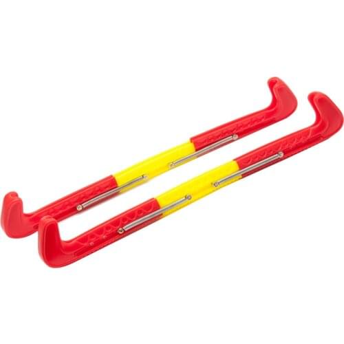 1 Pair Short track speed skating Blade Frame Road Speed Shoes Plastic Blade Guard Protector Cover Non-slip Walkable 42cm Random