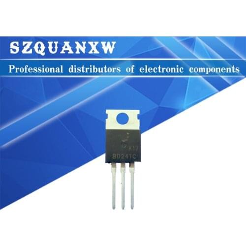 10PCS BD241C TO-220 BD241 TO220 241C BD240C BD240 BD242C BD242 BD243C BD243 BD244C BD244