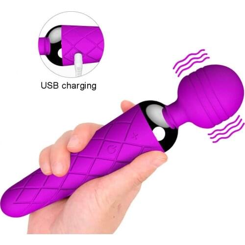 Wireless Wand Massager AV Vibrator USB Rechargeable Clit Vibrators Adult Sex Toys For Women Electric Massager Tool for Back Neck