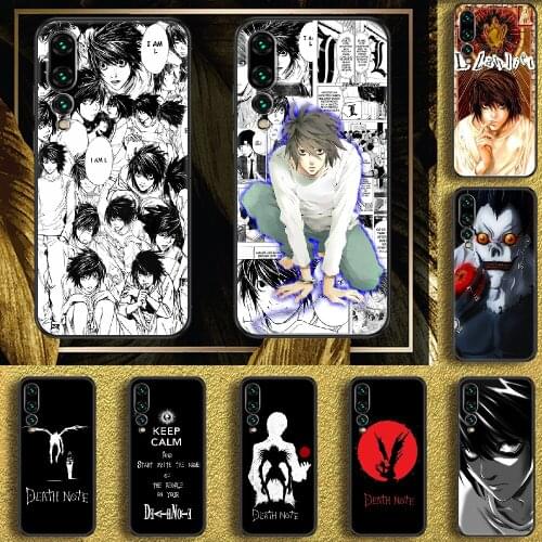Anime DEATH NOTE Phone case For Samsung Galaxy A 3 5 7 8 10 20 21 30 40 50 51 70 71 E S 2016 2018 4G black fashion waterproof