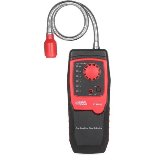 Propane Methane and Natural Gas Leak Detector Combustible Gas Tester Meter Sniffer with Sound Light Alarm Sensitive Adjustable
