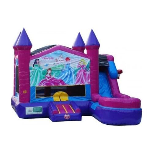 Hot sale Princess Module inflatable Combo Wet n Dry-359 bouncer house for sale