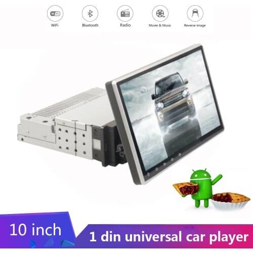 JORINCAR Universal 1 Din Car Multimedia Player 10inch Touch Screen Autoradio Stereo Video GPS WiFi Auto Radio Android Video P