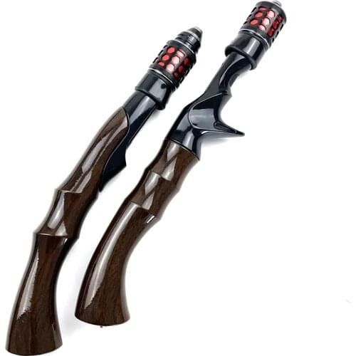 NooNRoo 1Set Finished Handle Spinning/Casting Reel Seat Fishing Rod Ice Fishing Rod Accessory DIY Component Repair Kit Cane