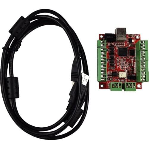 Mach3 USB interface NVUM-SK cnc motion controller nvcm 4 axis cnc motion control card metal case does not heat