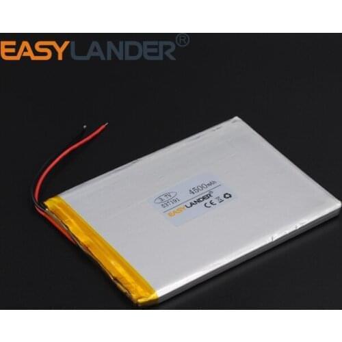 537191 3.7V 4500mAh Rechargeable li Polymer Li-ion Battery For Tablet PC IPAQ Power Bank Portable DVD Consumer PDA E-book
