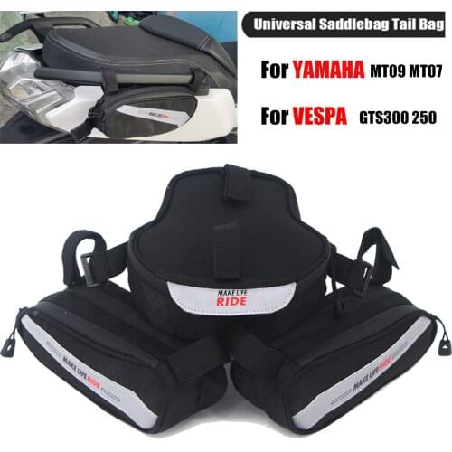 Motorcycle Waterproof Bag Saddlebag For YAMAHA Tmax530 MT09 MT07 MT 09 07 For Vespa GTS300 GTS250 Tail Rear Side Moto Tool Bags
