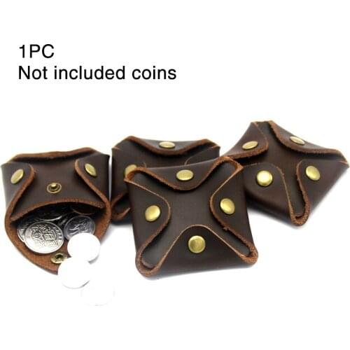 Men Mini Handbag Solid Durable Pockets Casual Buckle Fashion Vintage Portable Coin Purse Gift Artificial Leather