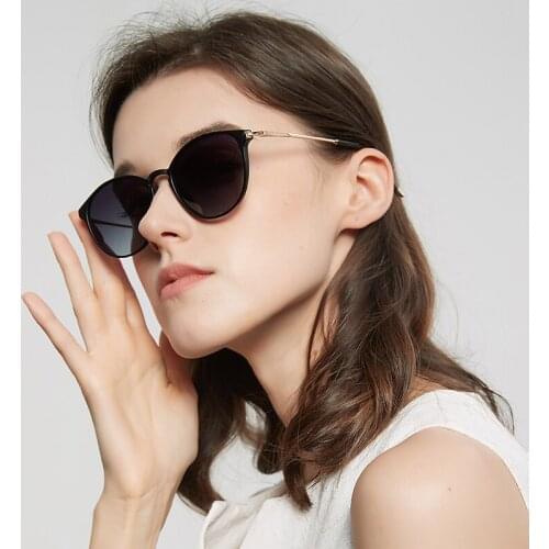 NEW STANDING Vintage Retro Round Sunglasses Men Polarized Cat Eye Sun Glasses Women Sun glass 2020 New High Quality UV400