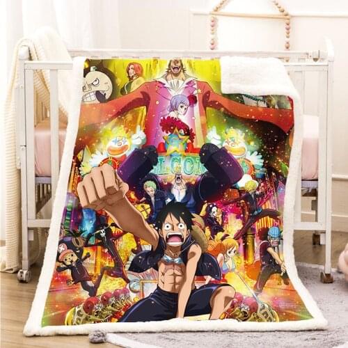 NEW Funny Character Blanket 3D Print Sherpa Blanket on Bed Home Textiles Dreamlike Style 11