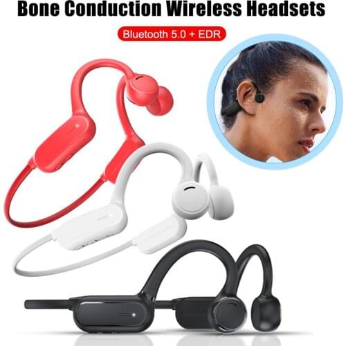 Original Wireless Earphones Smart AI Voice Control Bluetooth 5.0 Bone Conduction Headsets Sports Earphones Handsfree Headsets