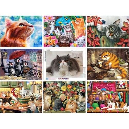 Full Drill Painting Needlework Pattern Diamond Embroidery Mosaic Cross Stitch Home Decor Without Frame