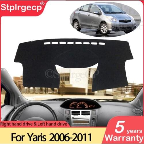 For Toyota Yaris Vitz XP90 2006~2011 90 Anti-Slip Mat Dashboard Cover Pad Sunshade Dashmat Carpet Car Accessories 2007 2008 2009