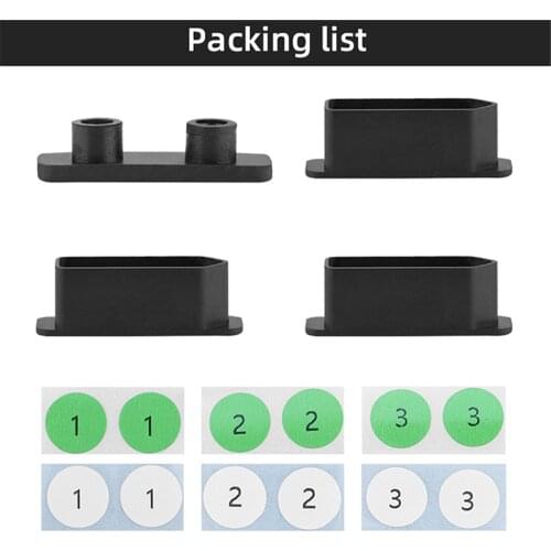 Drone Battery Dust Plug FPV Combo Port Waterproof Protection Cover Dust-Proof Cap for DJI FPV