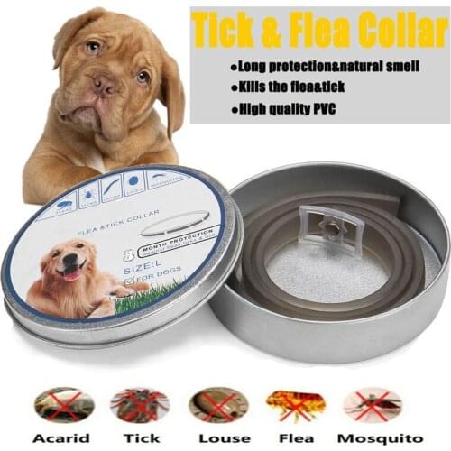 Adjustable Pet Dog Cat Flea Collar Against Anti Insect Flea Mosquitoes Ticks Pet Protect Repel Necklace Pet Gift Dog Accessories