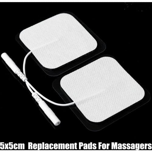 5x5cm Self Adhesive Tens Electrode Pads Nerve Muscle Stimulator Electric Digital Massager Sticker Acupuncture Physiotherapy Pad