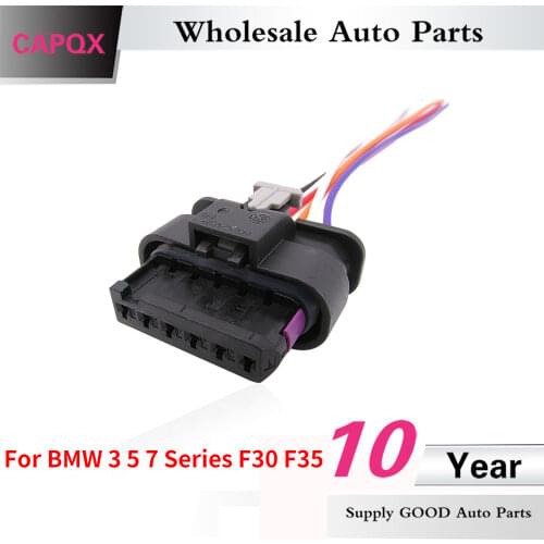 CAPQX For BMW 3 5 7 Series F30 F35 Taillight Bulb Plug Socket Wiring Harness Socket Adapter Connector Extension Cable Adapter
