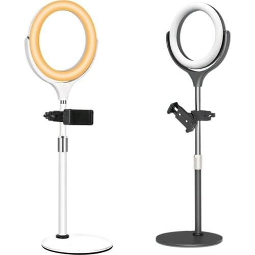 LED Selfie Ring Light,Dimmable 3 Modes Makeup Ring Light 10 Brightness Lighting Light with Stand for YouTube