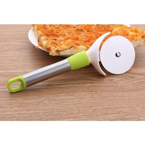 1PC Stainless Steel Pizza Wheels Cutters Multifunction Cake Pizza Cutters Brand Kitchen Cooking Tools Pizza Wheels Tool KX 244