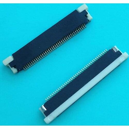 5pcs FPC Connector LCD Panel Socket 0.5 Pitch 50 pin Drawer Top Plated FPC Socket