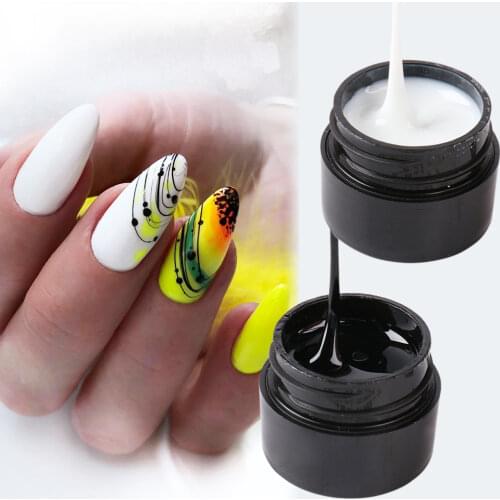 6ml Spider Web Gel Polish Nail Art Design Black UV Painting Gel Silk Lines Varnishes For Manicure DIY Drawing Decoration GL1615