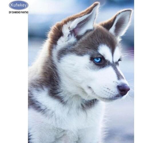 Dog,Diamond Embroidery,Husky,5D,Full,Diamond Painting,Animals,DIY,Needlework,Full Square Rhinestone,Mosaic,Cross-Stitch,kits Art