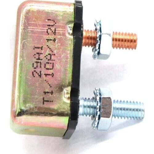 Auto Marine DC12/24V Universal 10A 15A 20A 25A 30A 40A 50A Fuse Automatic Reset Circuit Breaker for Car Boat Truck RV