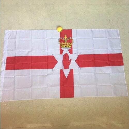 Free shipping xvggdg New Huge flag 2017 New fashion 3*5 feet Hanging Northern Ireland flag