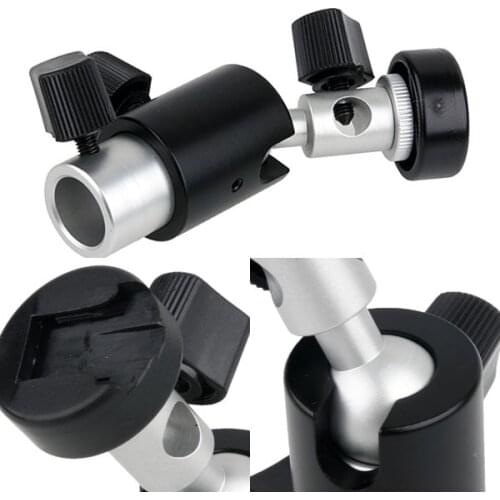 Camera Flash Shoe Umbrella Holder Swivel Light Stand Bracket D For 350d 450d 650d 1000d d90 d3100 d5100 d7000