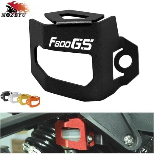 For BMW F800GS F800 GS 2008-2012 2009 2010 2011Motorcycle Rear Brake Pump Fluid Reservoir Guard Protector Oil Cup Cover F 800 GS