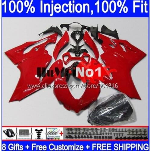 Injection For DUCATI Panigale 899 1199 S 1199R 120MC.4 899S 12 13 14 15 16 1199S 2012 2013 2014 2015 2016 Fairing full red hot