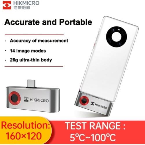 Hikmicro P10B Infrared Thermal Imager Portable Mobile Phone Sensor Outdoor Industrial 3-in-1 Thermometer with APP Videocorder