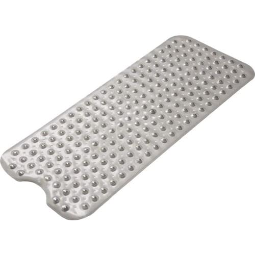 Bath Tub Mat 39 x 16 Inches Non-Slip Shower Mats with Suction Cups and Drain Holes, Bathtub Mats Bathroom Mats Machine Washable